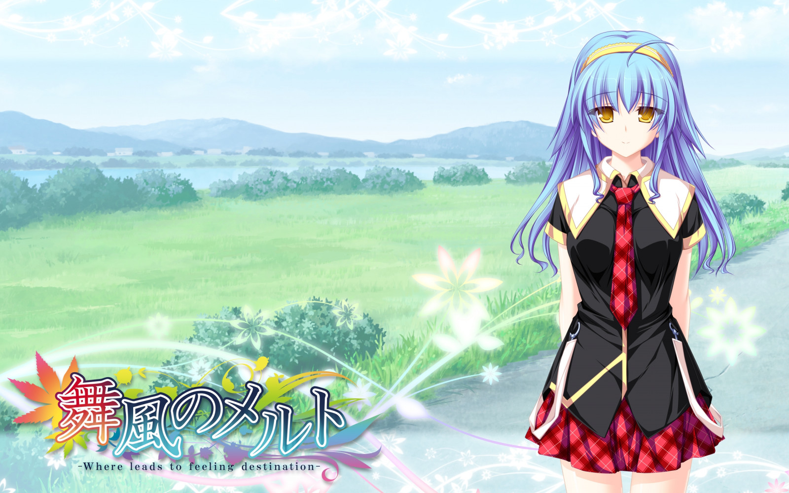 krajina, ilustrace, anime, sukně, kravata, Hiiragi Tsukino, dívka, tenmaso, maikaze žádnou taveniny