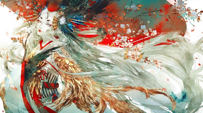 1481x827 px, anime lányok, alkotás