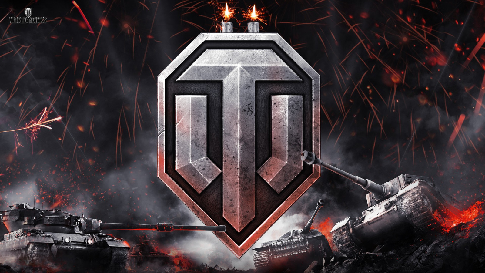 Obrázky na plochu : ilustrácie, video hry, logo, tank, Svet tankov, tma ...