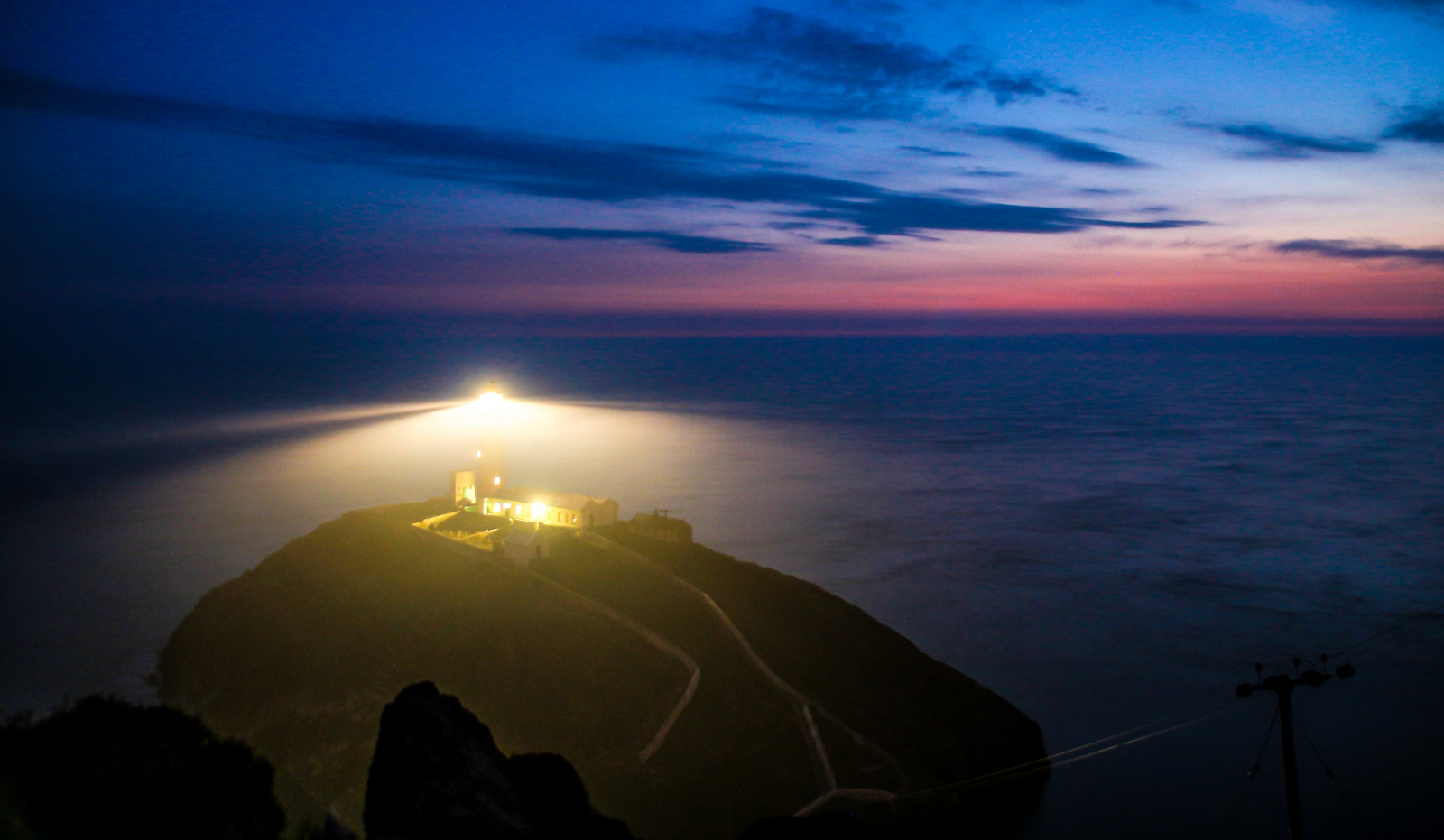solnedgang, hav, himmel, solopgang, berolige, aften, morgen, fyrtårn, Sol, Canon, horisont, atmosfære, kappe, skumring, Wales, lys, longexposure, Sky, daggry, ocean, syd, national geografi, 100d, andy, Anglesey, efterglød, stak, fænomen, forbjerg, southstack, sigma18250, canon100dsigma18250, gocher, Top50, Holyhead