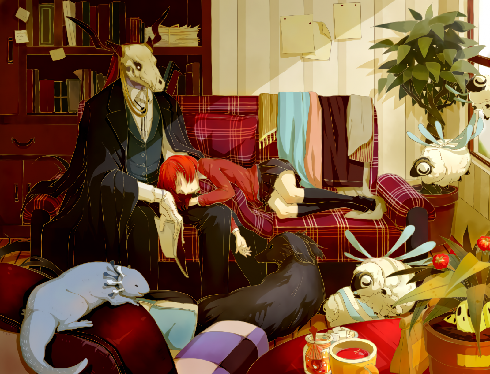 Mahoutsukai ingen Yome, Hatori Chise, Elias Ainsworth