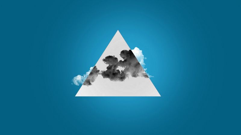 ilustrasi, awan-awan, teks, logo, biru, segi tiga ilustrasi, awan-awan, teks, logo, biru, segi tiga