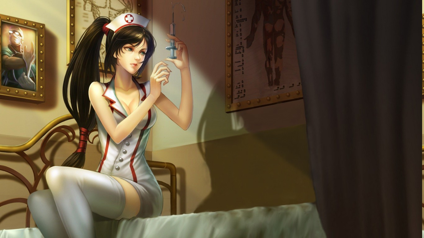 Wallpaper 1366x768 Px Bed League Of Legends Nurses Sexy Wallpaper 1366x768 Px Bed League Of Legends Nurses Sexy