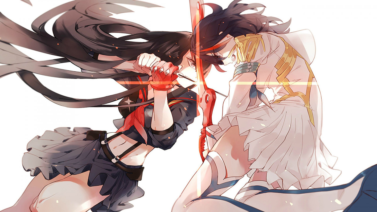 ilustrace, anime, kreslená pohádka, Kill la Kill, Matoi Ryuuko, Osoba, Kiryuin Satsuki, mangaka