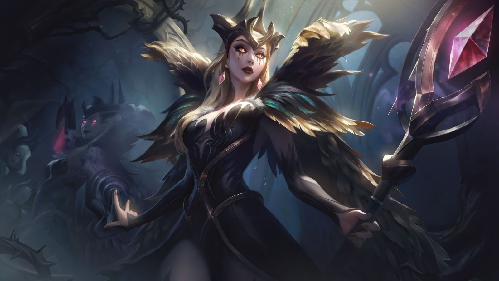 LeBlanc League of Legends, League of Legends, Riot Games, buio