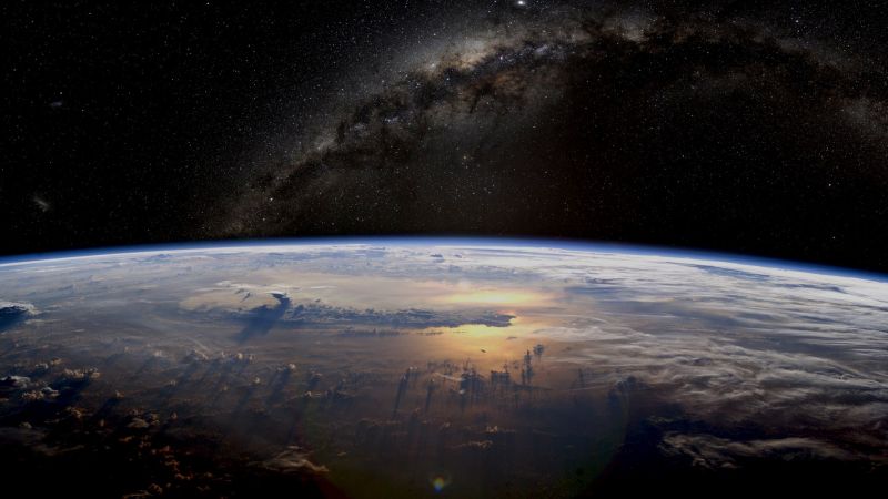 noc, planeta, prostor, nebe, Země, atmosféra noc, planeta, prostor, nebe, Země, atmosféra