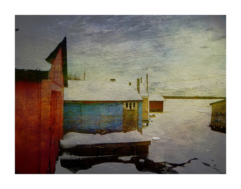 zima, sníh, Ontario, Kanada, led, zamrzlý, nálada, atmosféra, textury, loděnice, Lakenipissing, kerstinfrank, cachbay