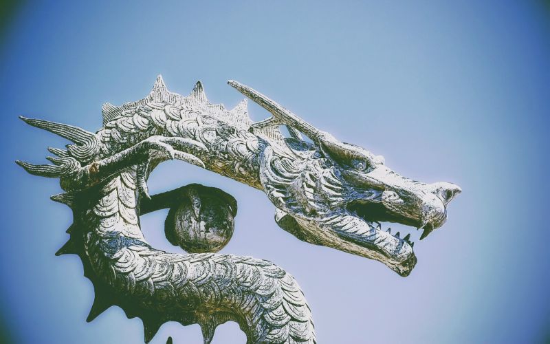 illustration, China, dragon, ART, wing, screenshot