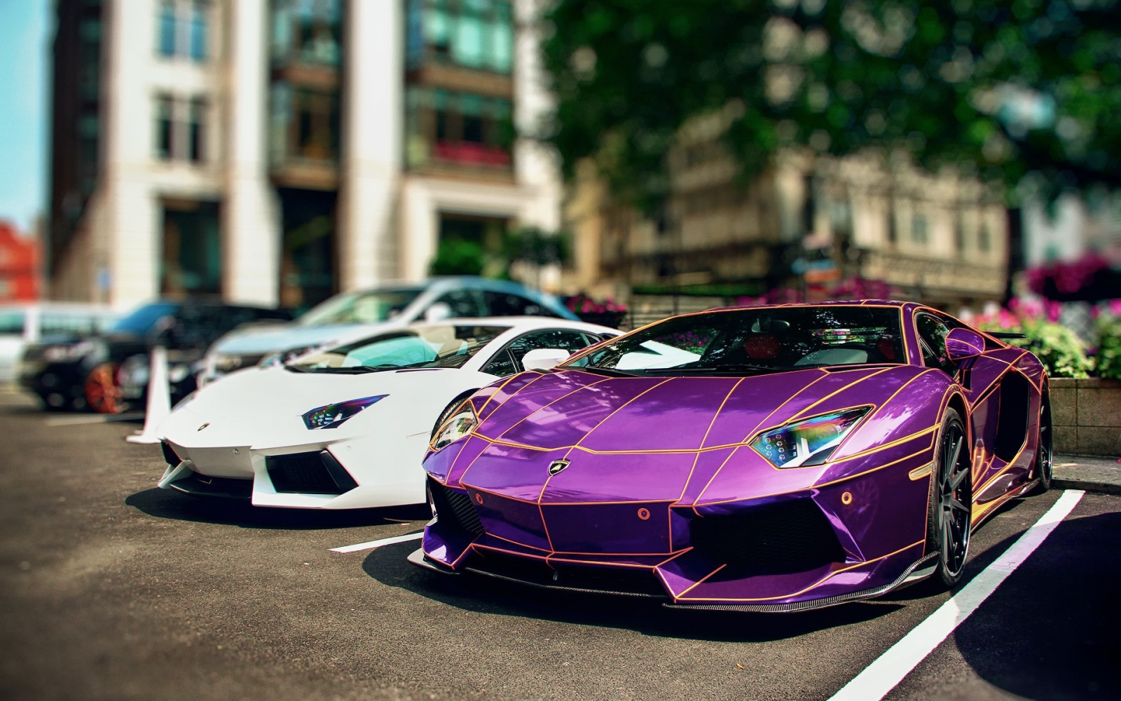 Wallpaper : 1920x1200 px, mobil, Lamborghini Aventador, tempat parkir