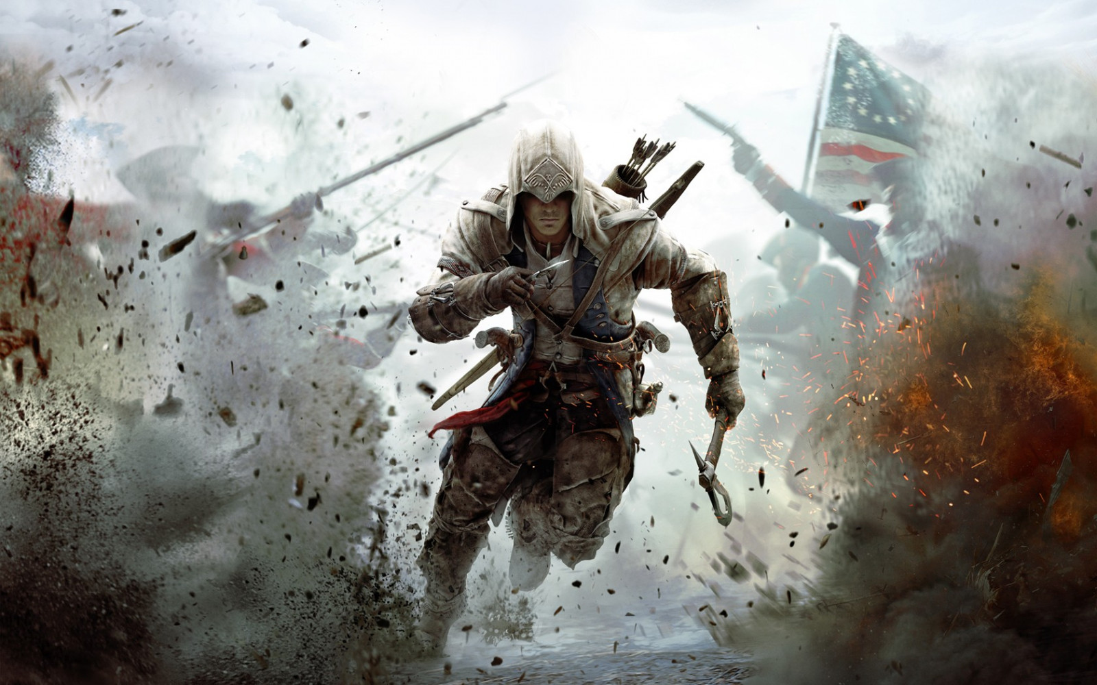 videohry, Assassin Creed, Assassin Creed III, mytologie, Connor Davenport, Snímek obrazovky, počítač tapeta