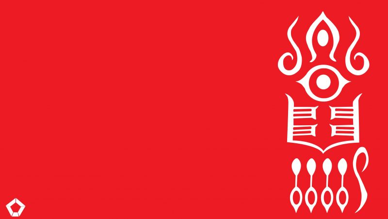 illustratie, anime, tekst, logo, rood, patroon illustratie, anime, tekst, logo, rood, patroon