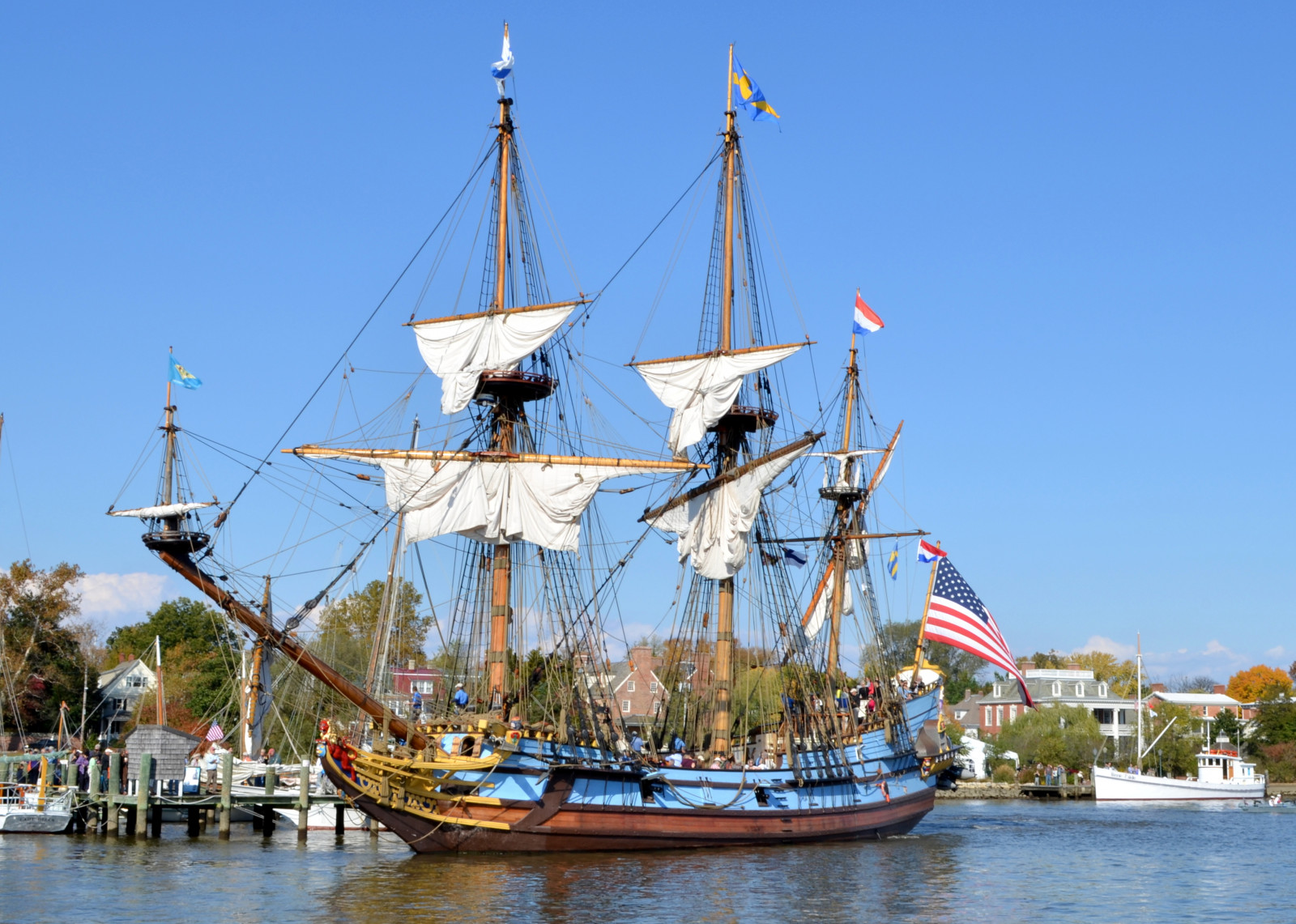 skib, båd, sejlskib, blå, havn, Nikon, sejlads, Maryland, Brigantine, sejlbåd, fartøjer, mast, bark, sejle, nikond5100, ostindiefarer, fuldrigger, fluyt, fregat, Carrack, linieskibet, galleon, Caravel, brig, flagskib, manila galleon, tall ship, slup af krig, skonnert, Windjammer, sailingvessel, Barkentine, tandhjul, tallship, sejlskib, skoleskib, galeasen, Chestertown, chesterriver, kalmarnyckel, baltimore clipper, first rate, ship replica
