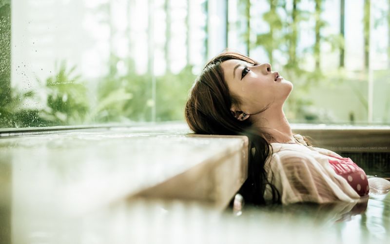 ženy, model, portrét, asijský, sedící, fotografování ženy, model, portrét, asijský, sedící, fotografování