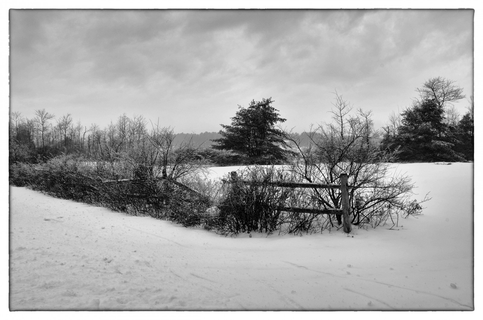 Wallpaper wells, Maine, harborroad, winter, fence, niksoftware