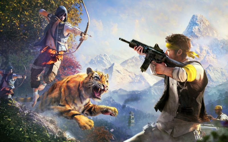 videohry, mytologie, Snímek obrazovky, 2880x1800 px, pc hry, Far Cry 4 videohry, mytologie, Snímek obrazovky, 2880x1800 px, pc hry, Far Cry 4