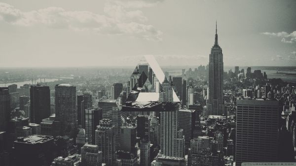 monochrome, city, cityscape, photography, skyline, skyscraper