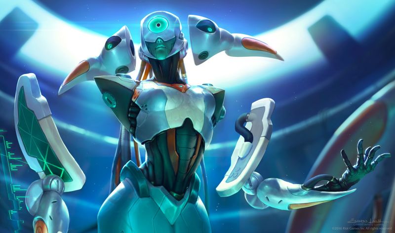 anime,under vann,skjermbilde,skrivebordsbakgrunn,League of Legends,mecha