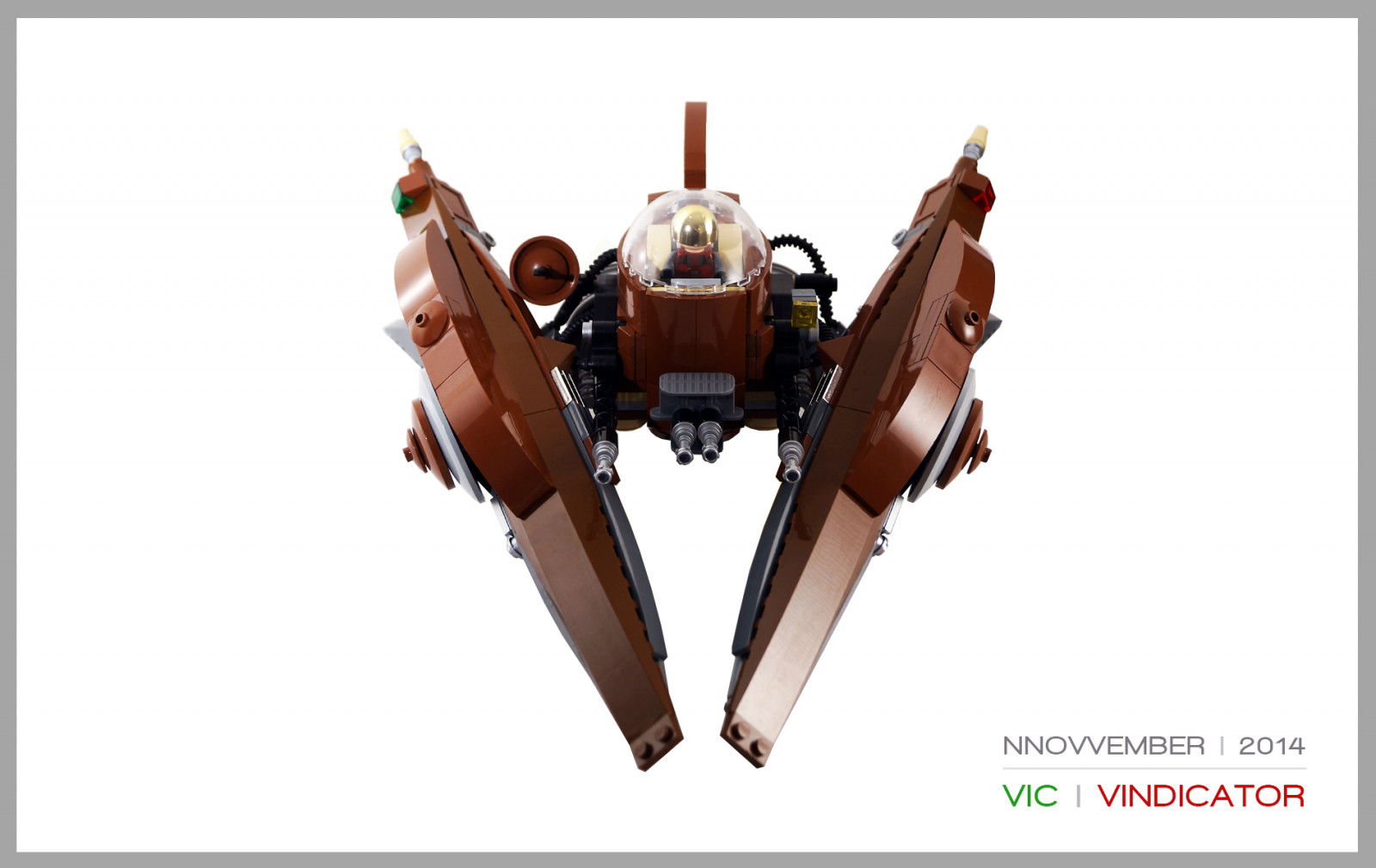 prostor, LEGO, Steampunk, kosmická loď, stroj, bojovník, mecha, Starfighter, vicviper, vv, nnovvember, Vindicator, Lazor, product design