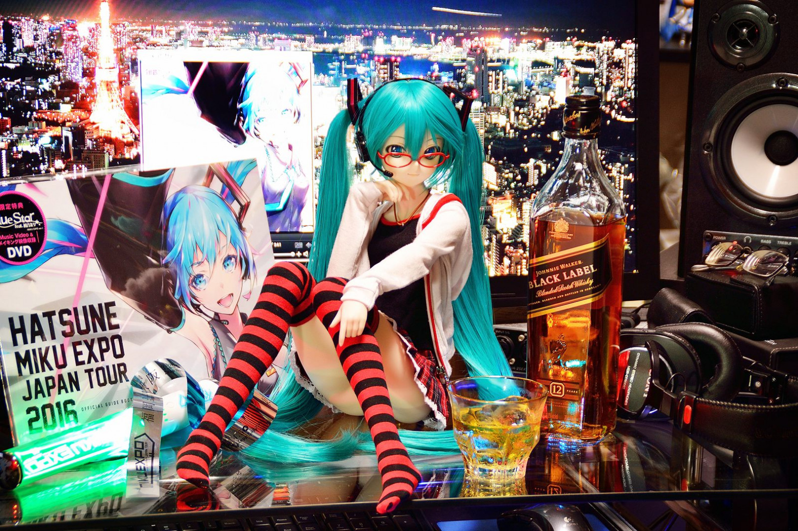 dukke, skrivebord, indendørs, kollektion, BJD, dd, Hatsune, Miku, dollfiedream, Vocaloid, Hatsune Miku