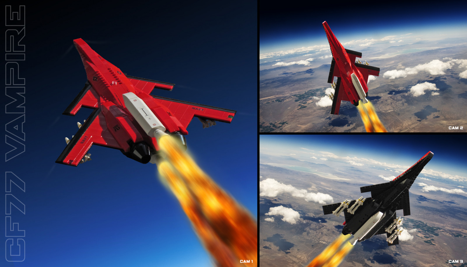 เครื่องบิน, นักรบ, เลโก้, แวมไพร์, อากาศยาน, ทหาร, ชิงทรัพย์, จรวด, แข็งแรง, ucav, redspacecat