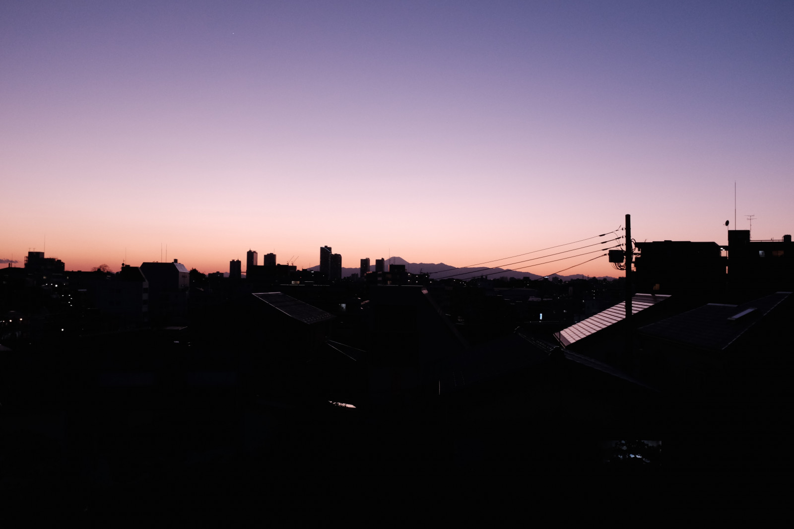 slunečnímu záření, západ slunce, město, panoráma města, noc, nebe, silueta, svítání, panoráma, večer, ráno, horizont, soumrak, Tokio, Fujifilm, světlo, mrak, svítání, tvar, tma, Fujinon, classicchrome, x, nishimagome, x100t, Atmosféra Země, odlesk