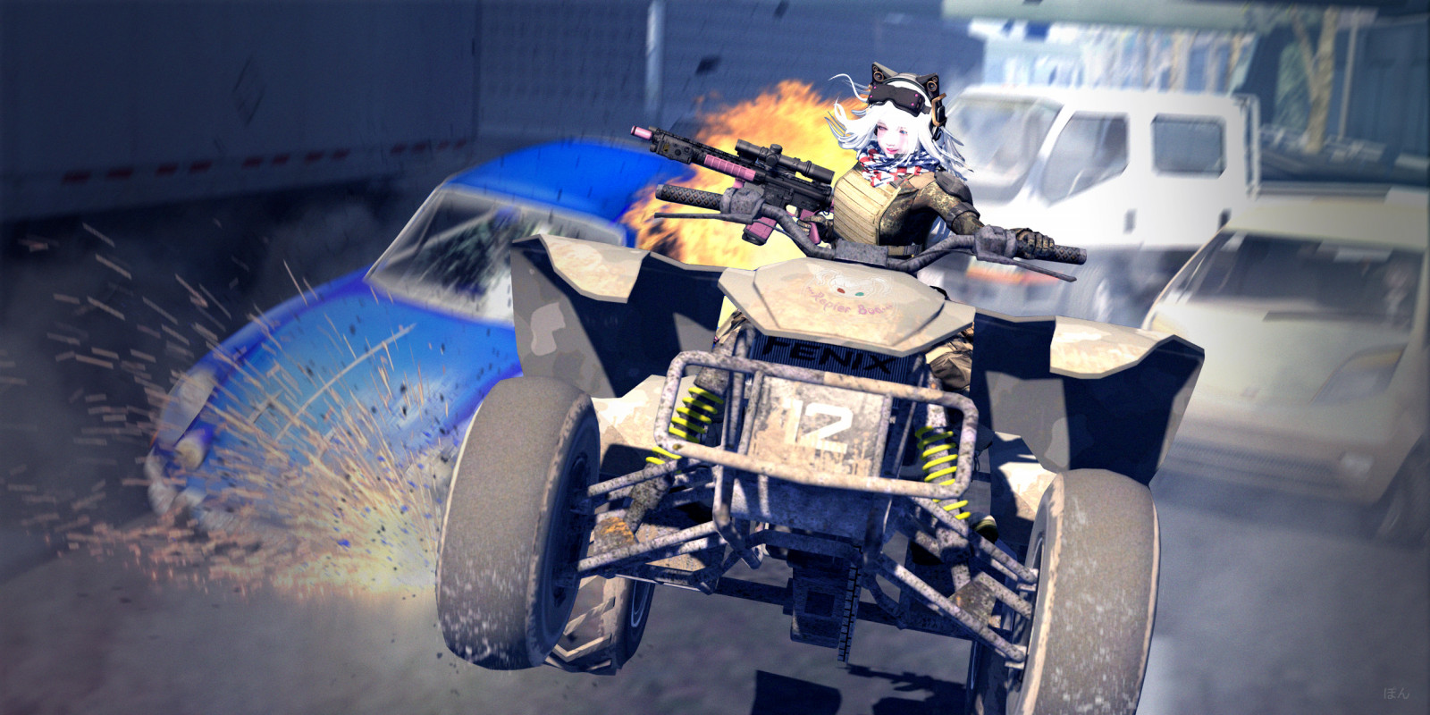 Japonsko, pistole, město, panoráma města, auto, motocykl, vozidlo, zbraň, kouř, Fotoaparát, život, pneumatika, boj, zničení, závodění, Tokio, nákladní auto, AR15, Pronásledovatel, dynamický, Noveske, scéna, jezdectví, venkovní, dívka, kolo, film, automobil, druhý život, catwa, druhý, deetalez, 2., vak, tonktastic, rytíři, automobil make, catya, mrtvice, ssoc, rozstřel, TRB, gemc, kopi, A130, SR16, vyzbrojení, Sisu