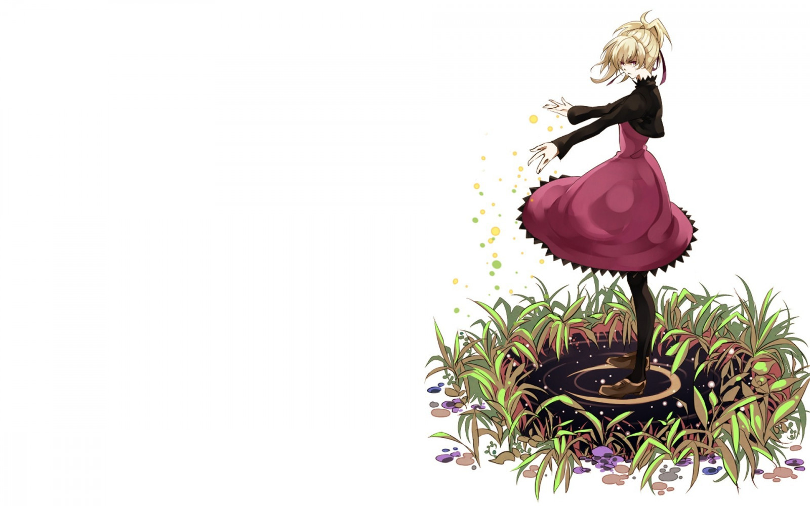 ภาพประกอบ, อะนิเมะ, สาวอะนิเมะ, การ์ตูน, ของเล่น, มืดกว่าดำ, หยิน, ดอกไม้, รูปแกะสลัก, ดอกไม้