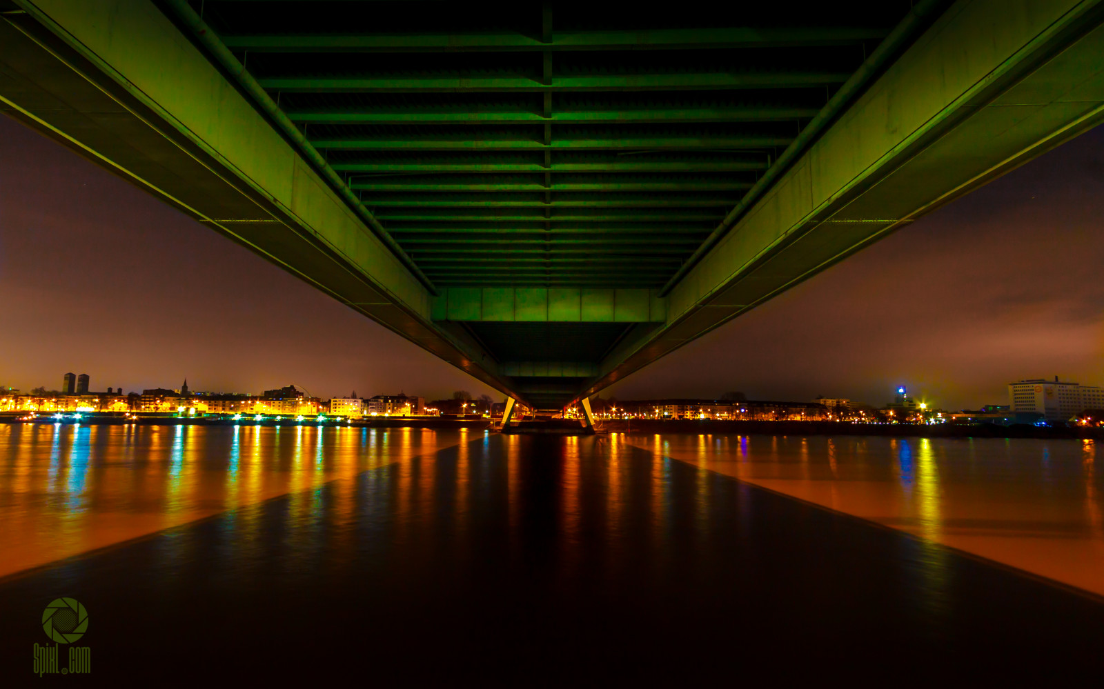 Hintergrundbilder Nacht Betrachtung Symmetrie Abend Br cke K ln 
