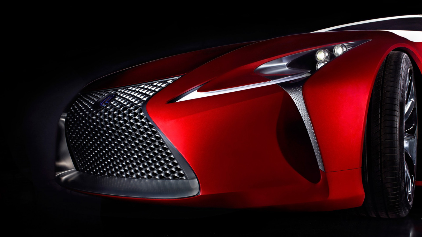 auto, veicolo, Lexus, anteriore del veicolo, macchine rosse, Lexus LF LC Concetto, auto sportiva, macchina di spettacolo, supercar, veicoli terrestri, design automobilistico, marca di automobile, concept car, Toyota FT-HS