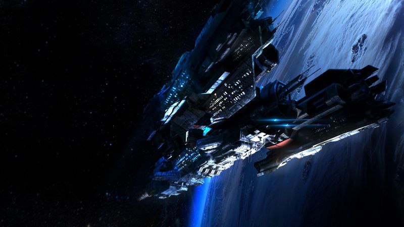noc, prostor, Země, modrý, sci-fi, vozidlo noc, prostor, Země, modrý, sci-fi, vozidlo