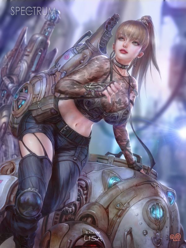 Lisa BLACKPINK,Blackpink,K pop,2D,artwork,fan art