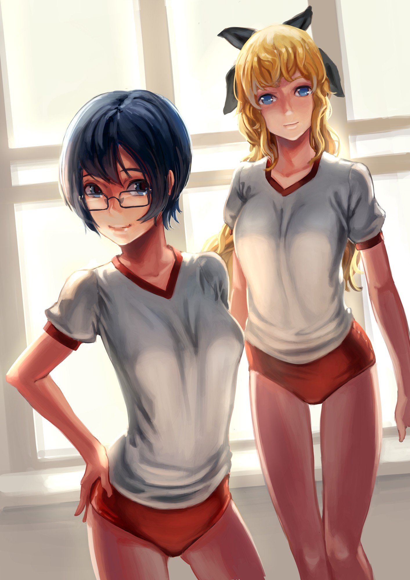 Katawa Shoujo, anime dívky, Lilly Satou, Shizune Hakamichi, anime