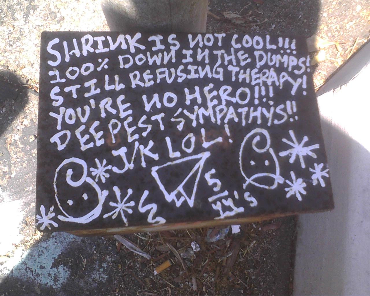 grafiti, 100, zmenšit, SRT, Nbd, Shrink42