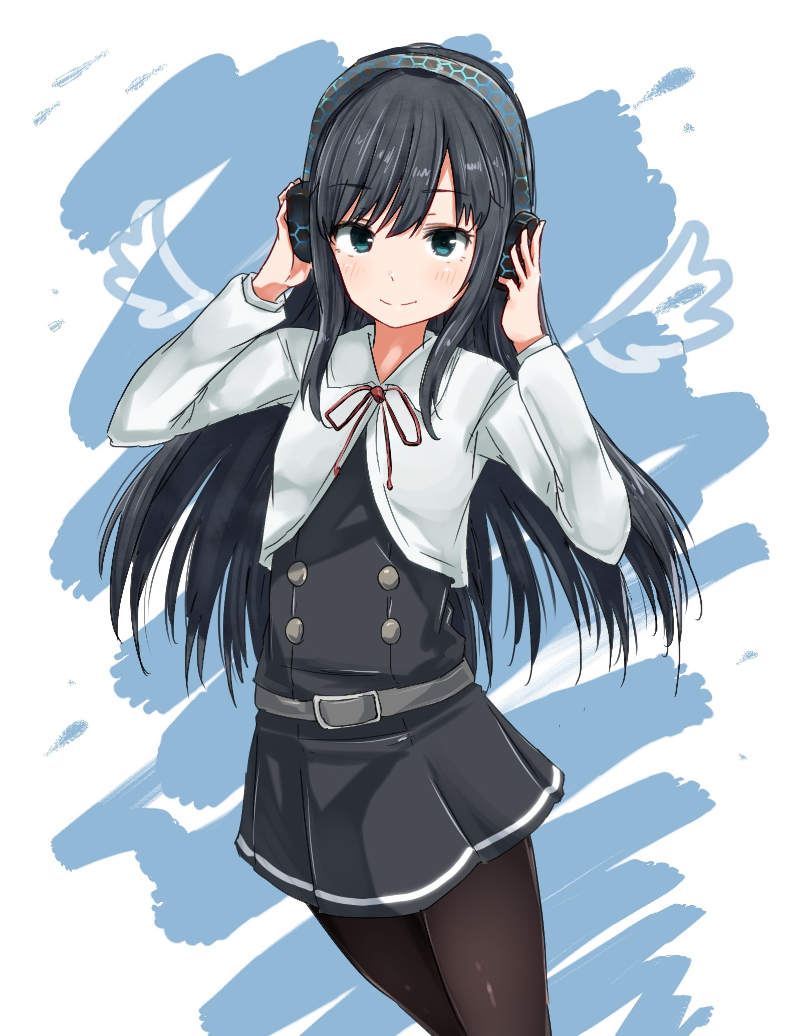 Anime Girl Black Hair Galhairs