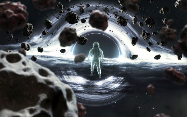 digital art,artwork,space,event horizon,Vadim Sadovski,astronomy