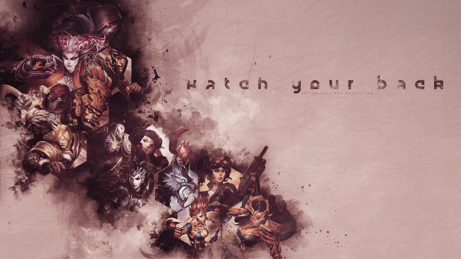 tegning, mMORPG, Smite, MOBA, billede, albumcover