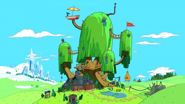 Adventure Time,cartoon,Cartoon Network,tree house