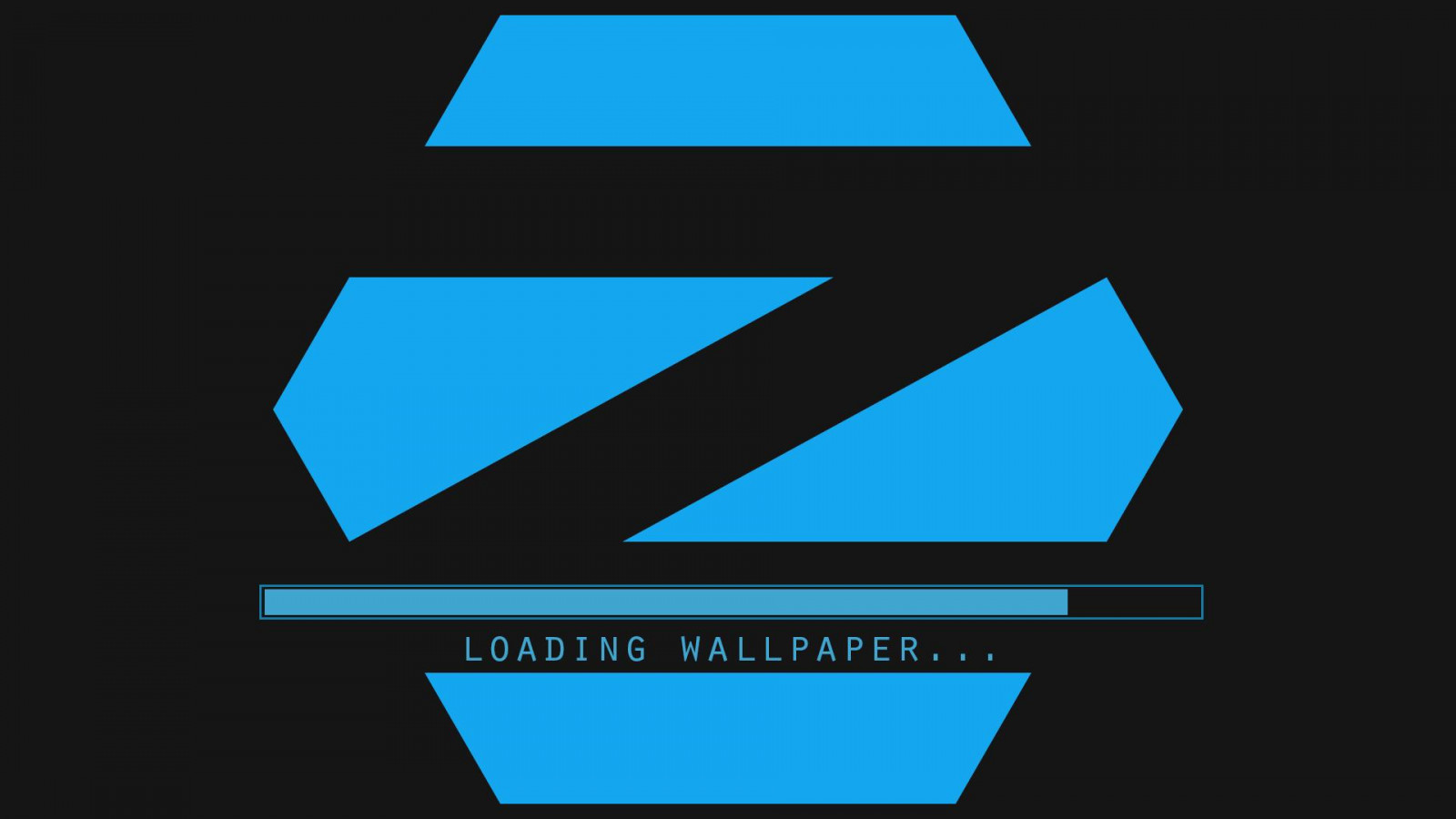 Cyan Linux Wallpaper : Linux, operating system, logo, loading, cyan, simple, humor ...