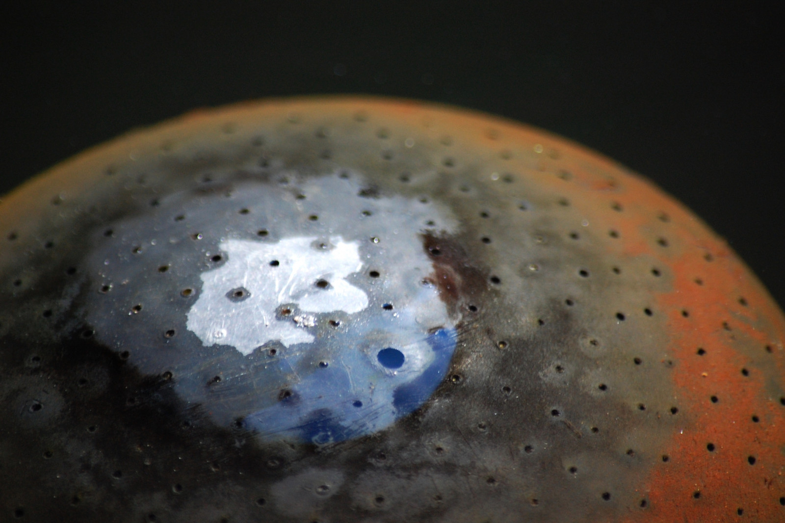 abstraktní, voda, fotografování, rez, Nikon, bokeh, umět, zalévání, DX, NIKKOR, rost, abstrakt, ed, vr, AFS, 145 56g, 55 300 mm, zblízka, makro fotografie, organismus, Gieskanne