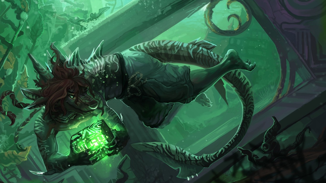 illustration, grøn, lodne, Anthro, jungle, skærmbillede, mecha, computer tapet