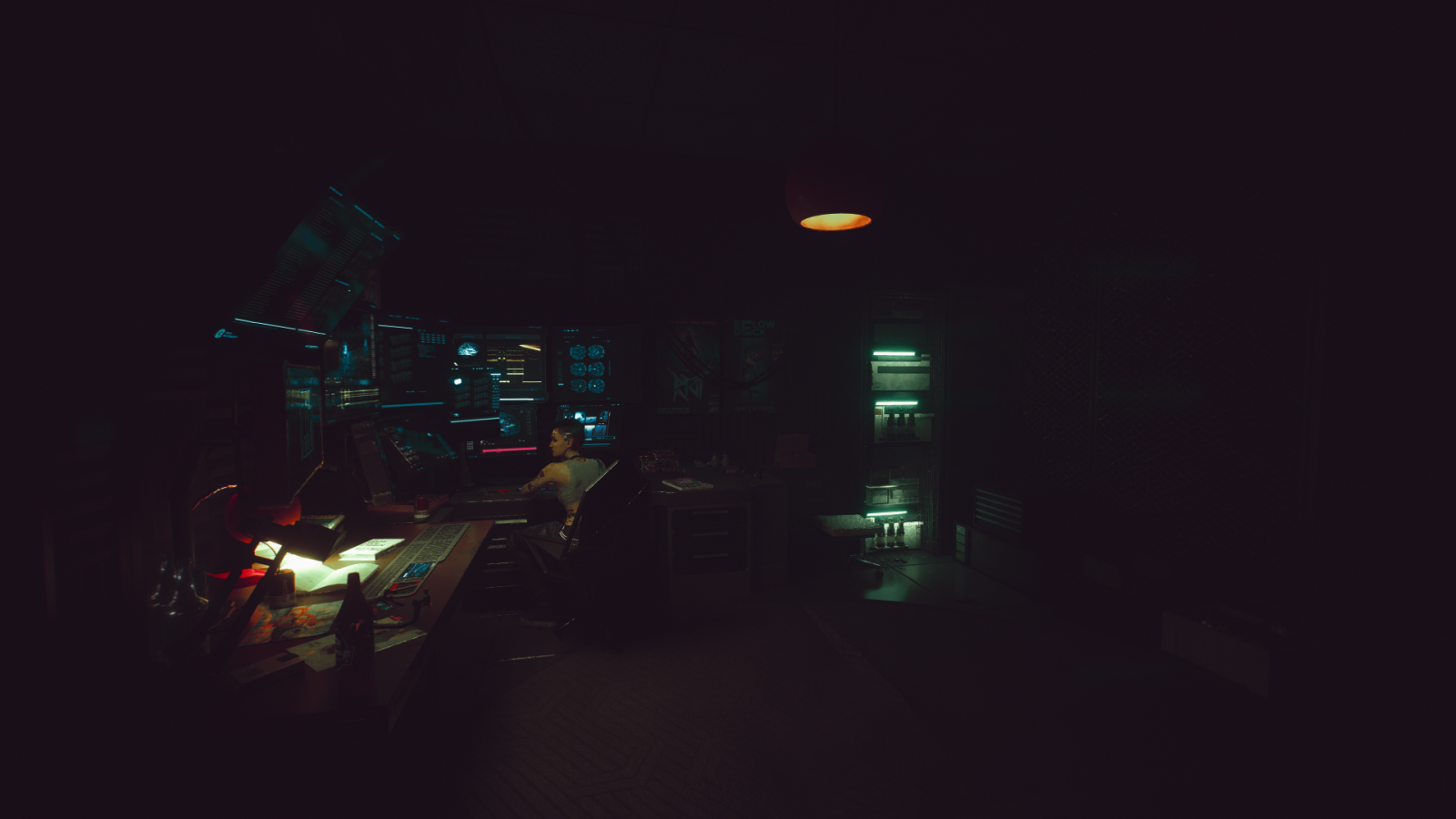 Cyberpunk 2077, nacht, Computerspellen