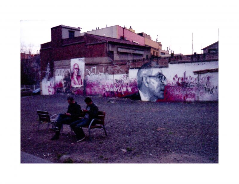 Foto, Mauer, lila, Rosa, Haus, Fahrzeug