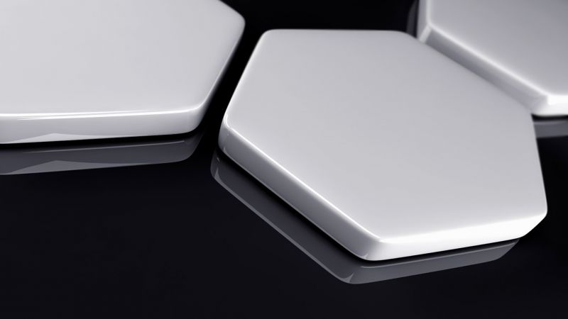 数字艺术,单色,简单的背景,黑色背景,景深,3D