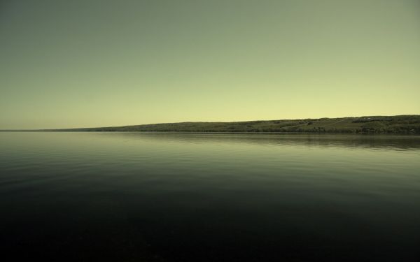 sunlight, sunset, sea, bay, dark, lake