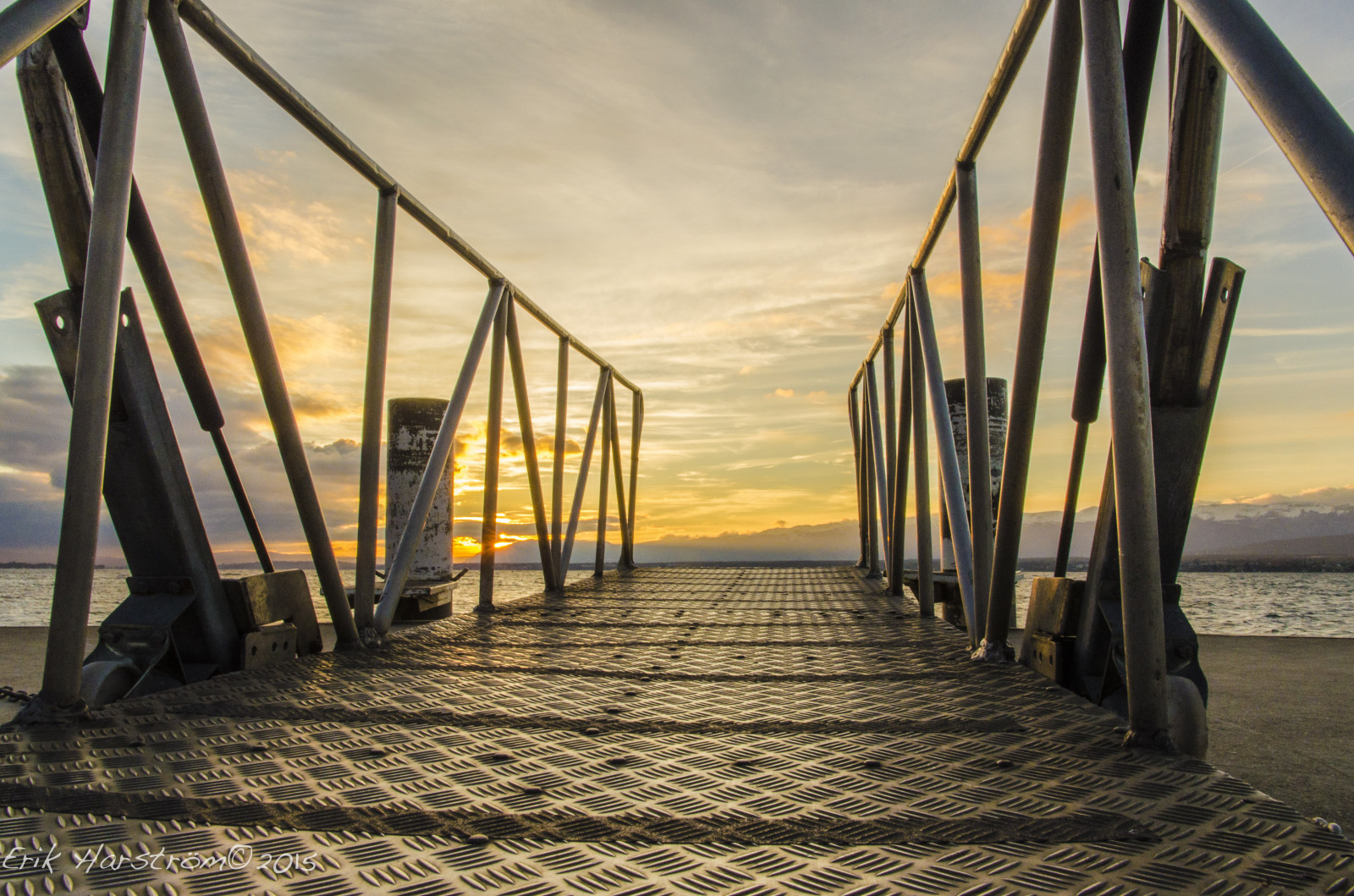 slunečnímu záření, západ slunce, dřevo, večer, ráno, most, Francie, molo, chodník, 2014, mléko, Horní Savojsko, rv nealpes, tougues, chenssurl muž, erikharstrom, milenka, décembre