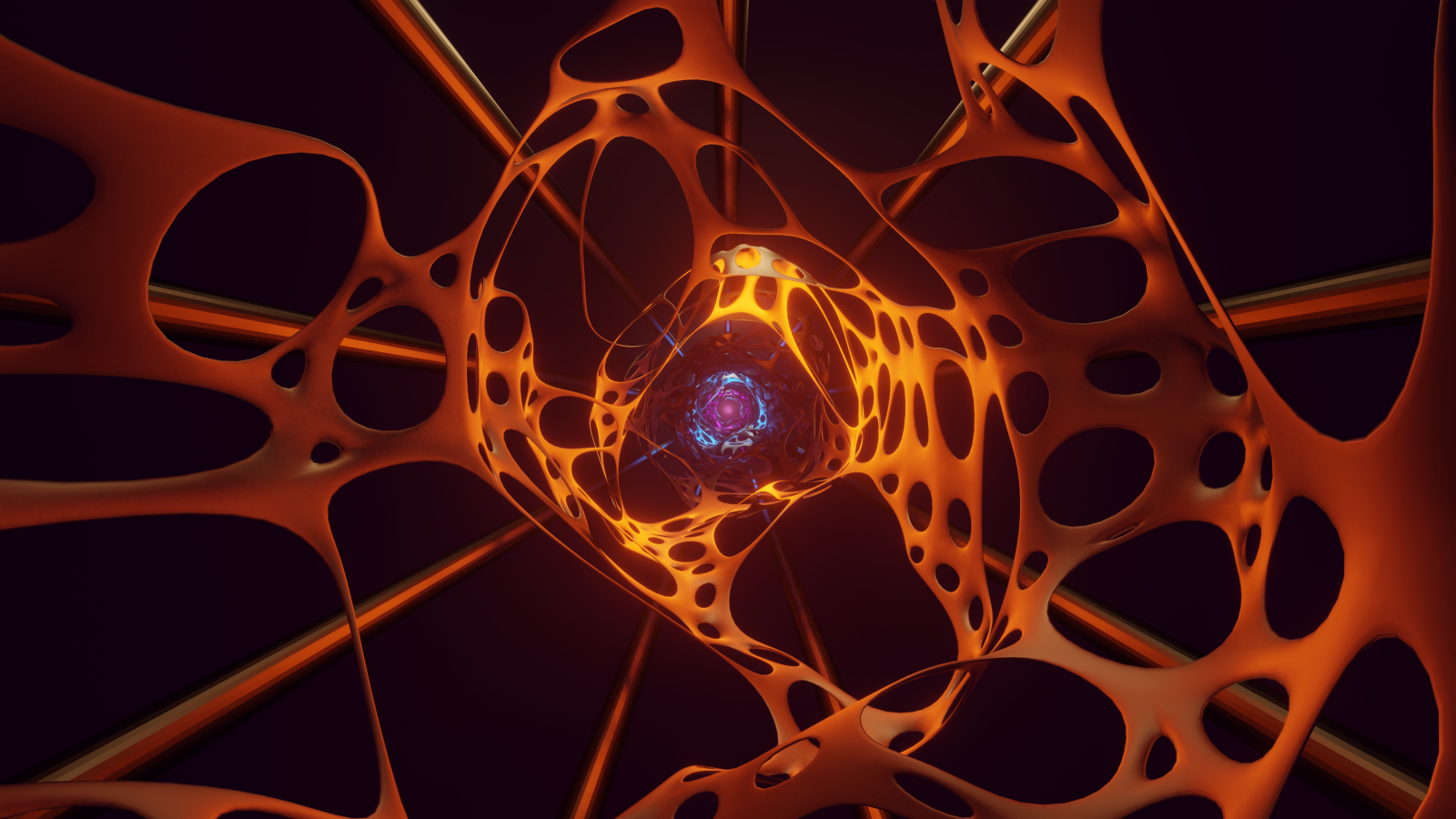Wallpaper abstract, 3D, orange 3840x2160 figlover 1913117 HD