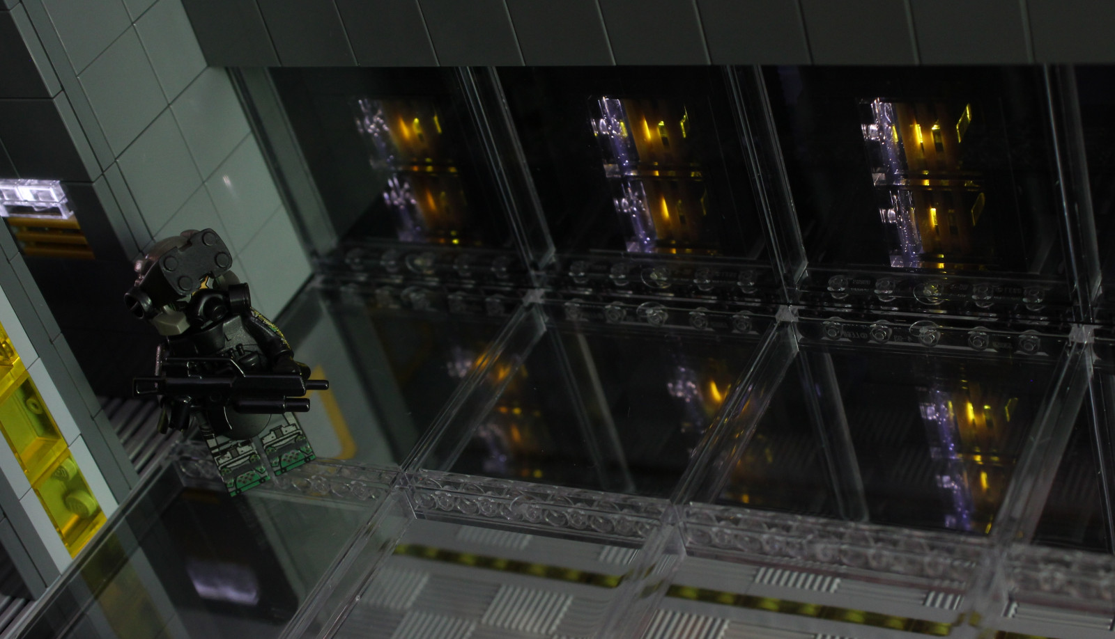 cyberpunk, prostor, LEGO, válečný, metropole, půlnoc, osvětlení, tma, scény, Snímek obrazovky, pc hry, legofigure, Legoložky, Legoserverroom, Legomilitarycyberpunklego