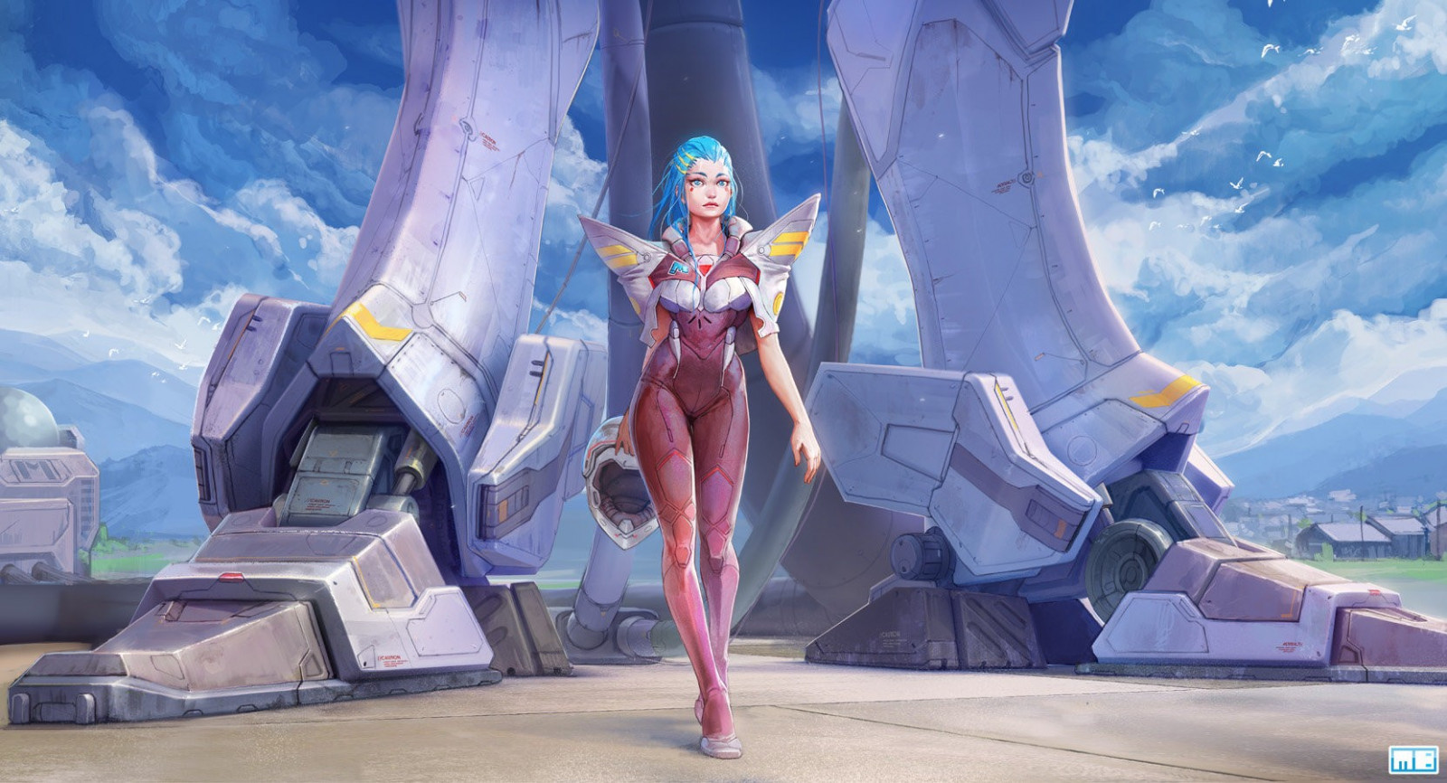 ผู้หญิง, อะนิเมะ, ผมสีฟ้า, นิยาย, งานศิลปะ, หมวกนิรภัย, นิยายวิทยาศาสตร์, Mech, ตำนาน, ศิลปะ, ภาพหน้าจอ