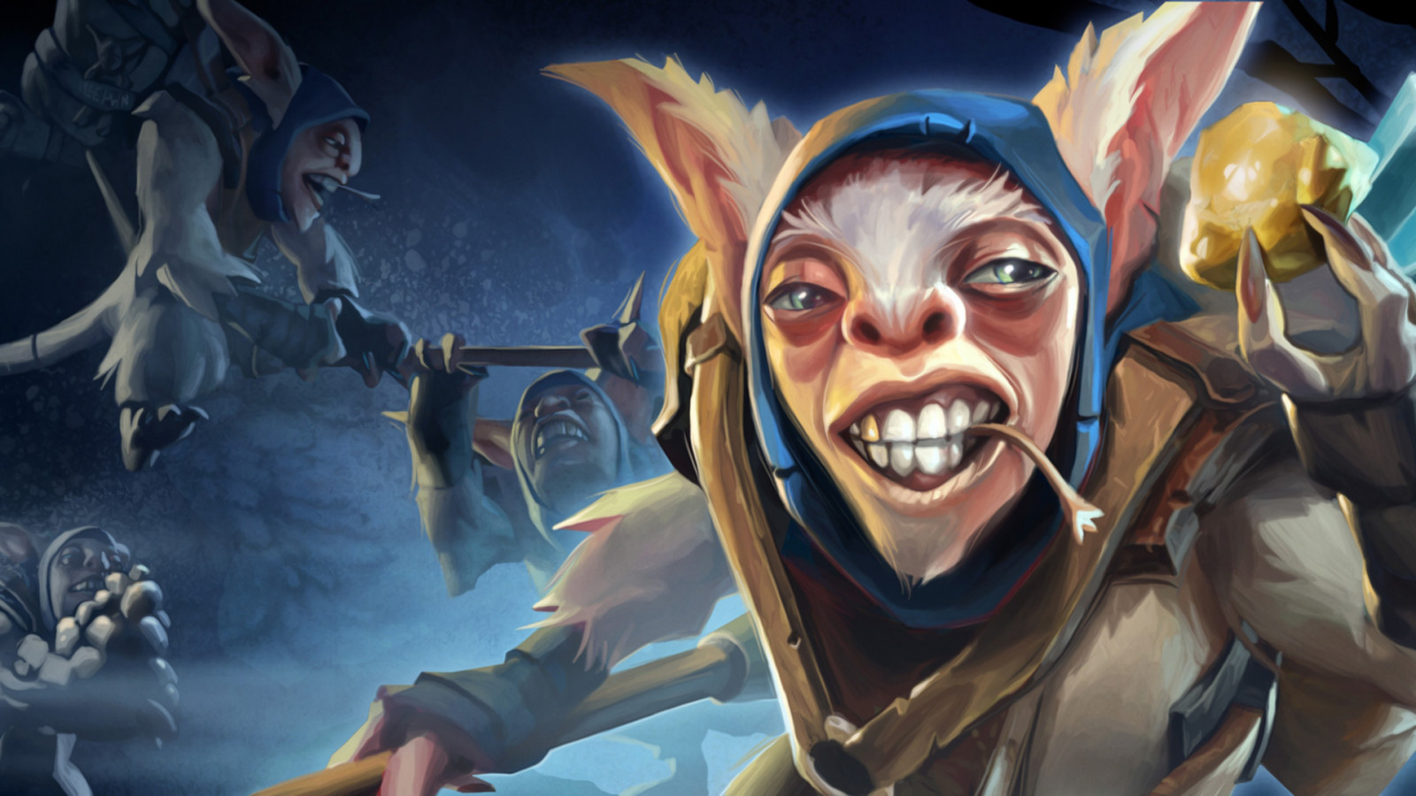 anime, Dota 2, tegneserier, mytologi, meepo, KUNST, skærmbillede, tegneserie