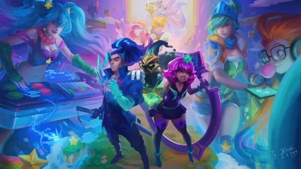 video game characters,League of Legends,Qiyana League of Legends,Yasuo League of Legends,Veigar,Riven League of Legends